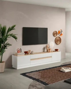 Móvel TV FANTASY com 2 portas e 2 gavetas