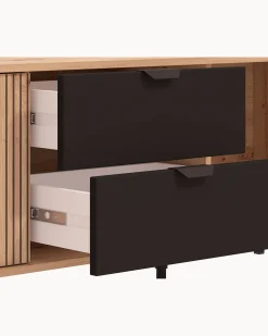 Móvel TV MAYENNE com 3 portas e 2 gavetas