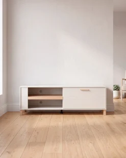 Móvel TV SHEFFIELD com 1 porta basculante