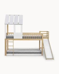 Pack cama alta dupla TOBO + Colchões HOMYSLEEP KID ROLLER