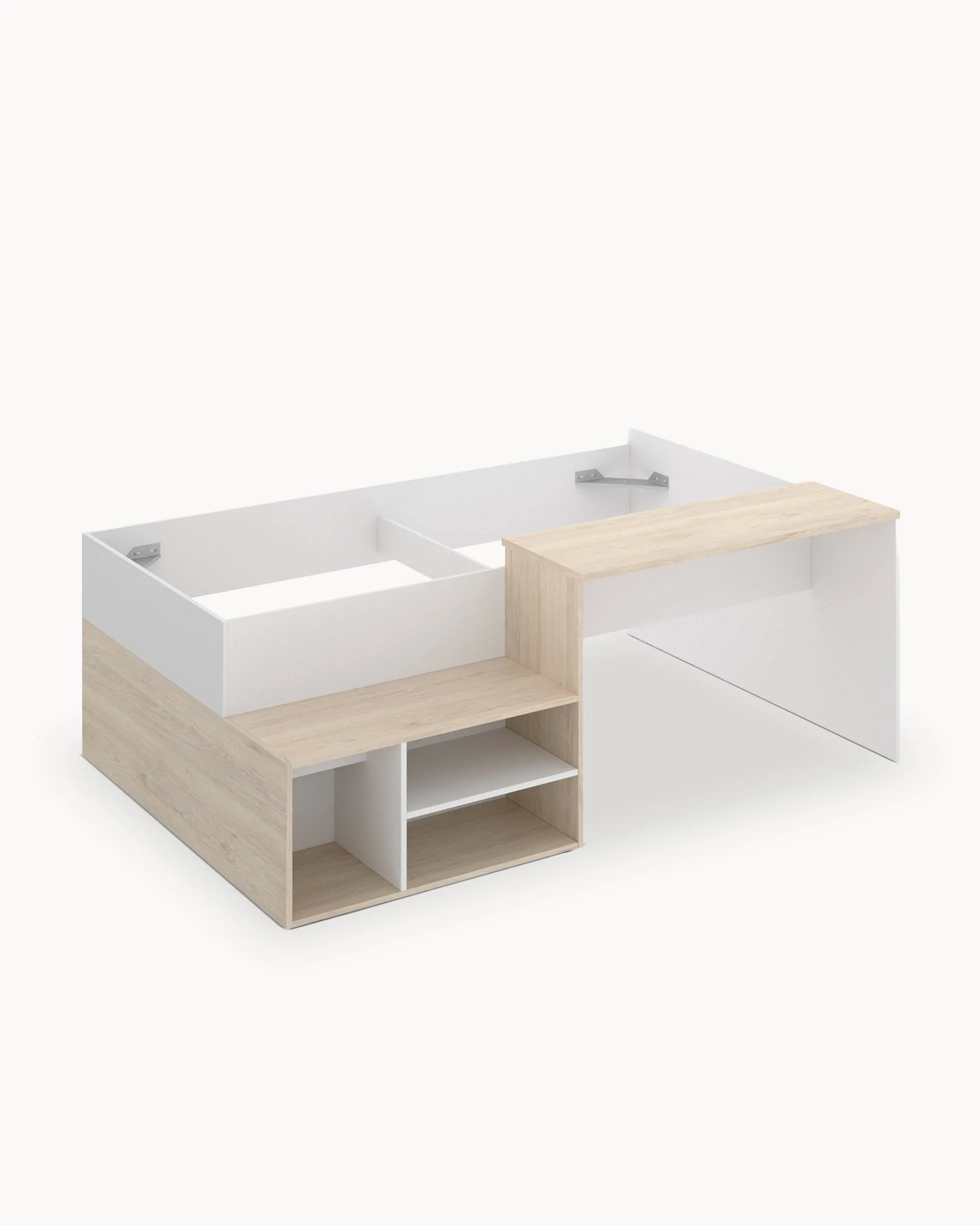 Pack cama alta ERICK + colchão SPRING ROLLER