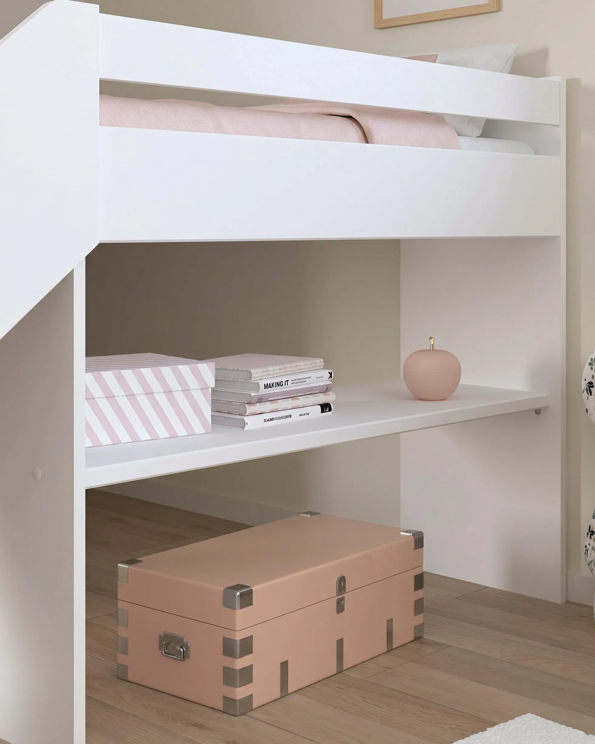 Pack cama alta ESCORREGA + Colchão KID ROLLER