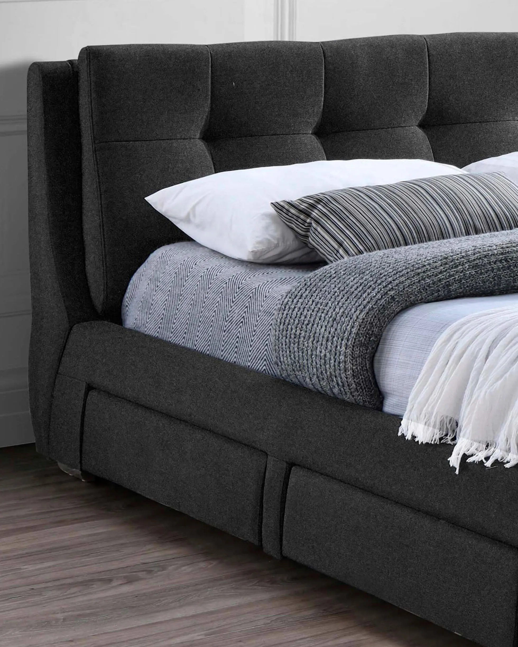 Pack cama de casal ANTONIO + Colchão HOMYSLEEP PALACIO COOLER