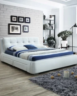Pack cama de casal ANTONIO + Colchão HOMYSLEEP PALACIO COOLER