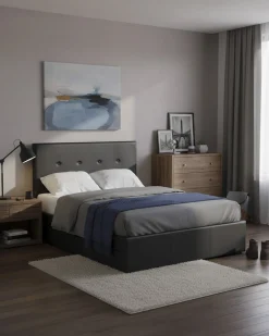 Pack cama de casal BETTY II + Colchão HOMYSLEEP PALACIO COOLER