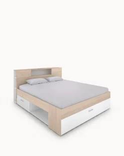 Pack cama de casal COLOMBO + colchão SPRING ROLLER