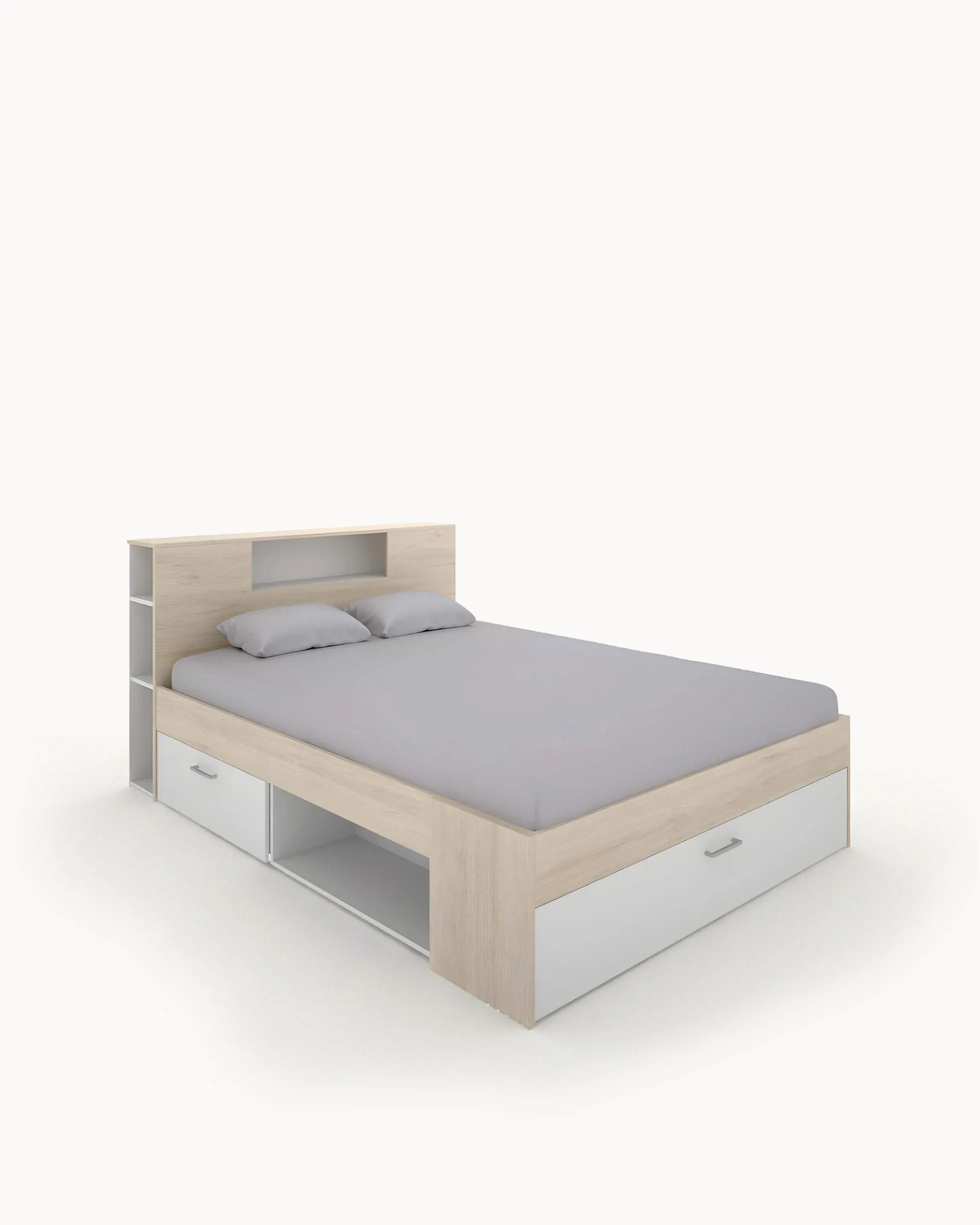 Pack cama de casal COLOMBO + colchão SPRING ROLLER