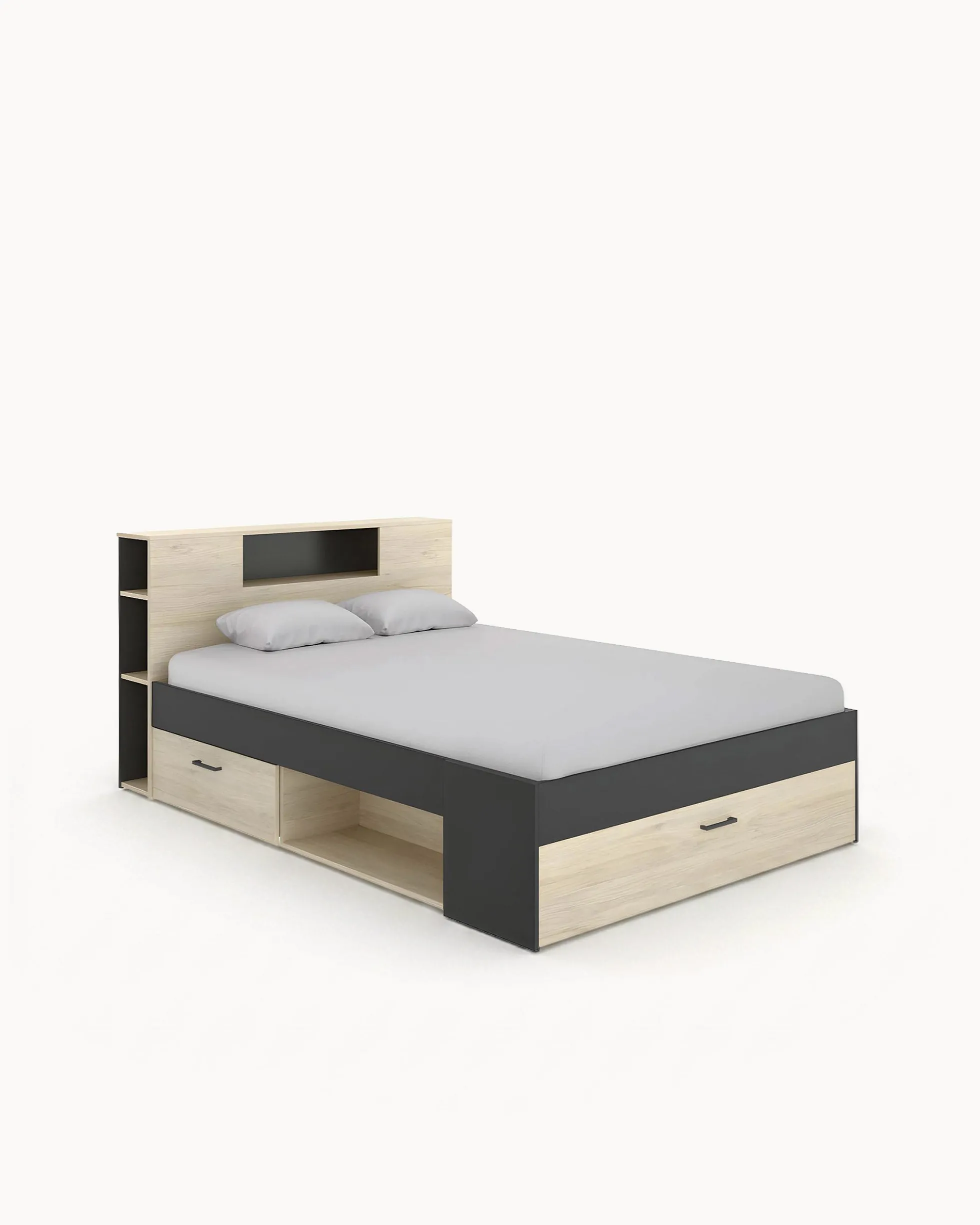 Pack cama de casal COLOMBO + colchão SPRING ROLLER