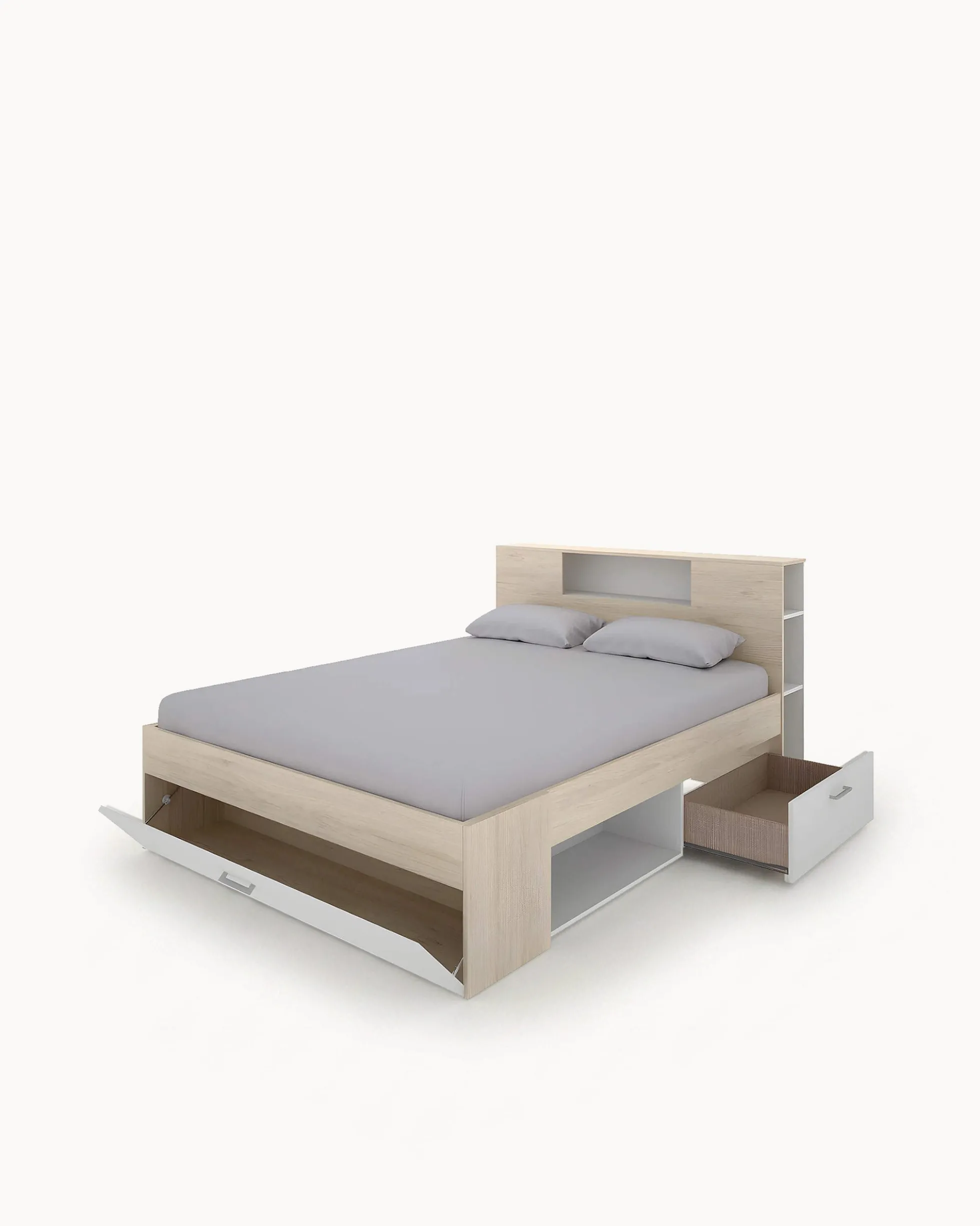 Pack cama de casal COLOMBO + colchão SPRING ROLLER