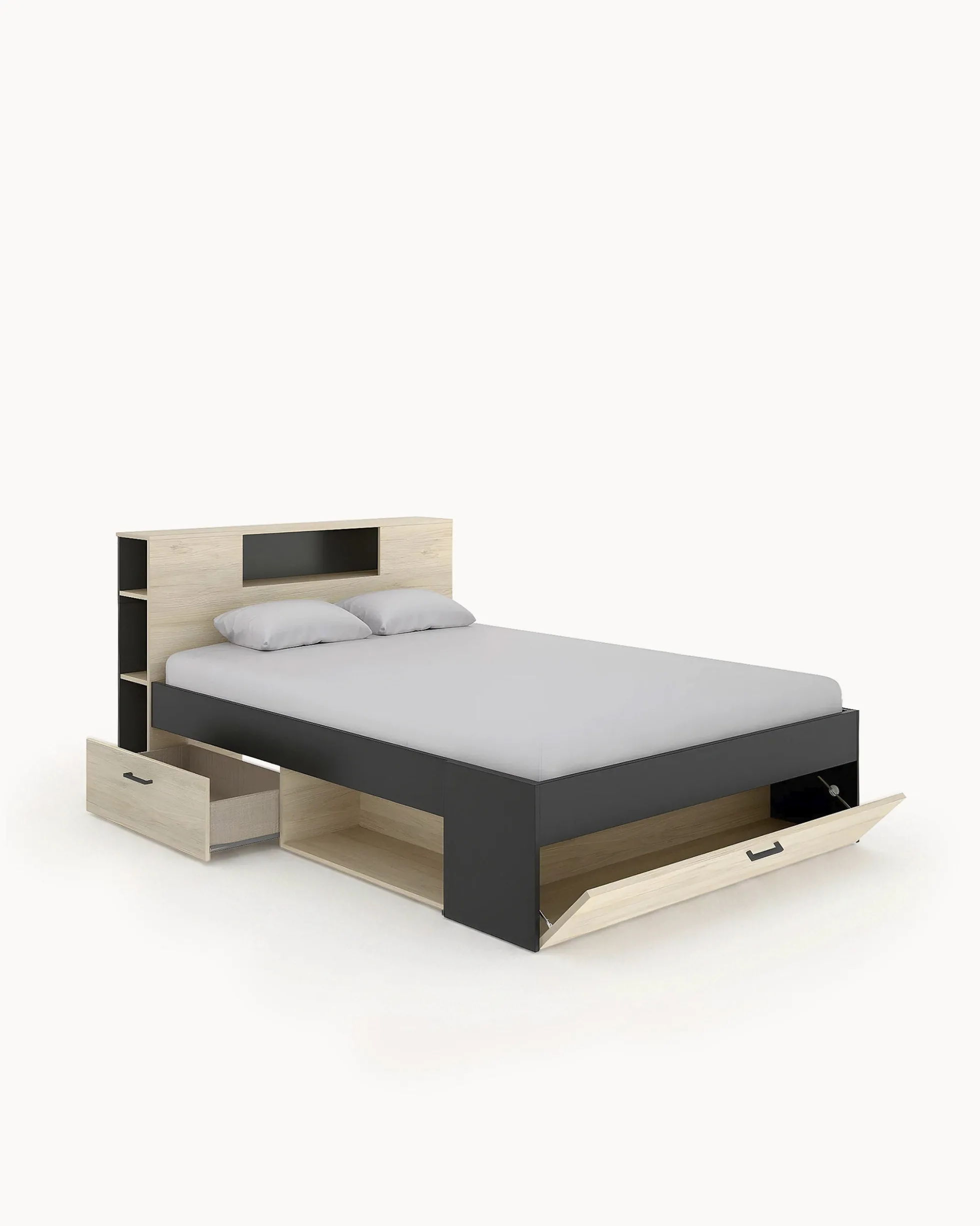 Pack cama de casal COLOMBO + colchão SPRING ROLLER