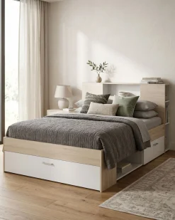 Pack cama de casal COLOMBO + colchão SPRING ROLLER