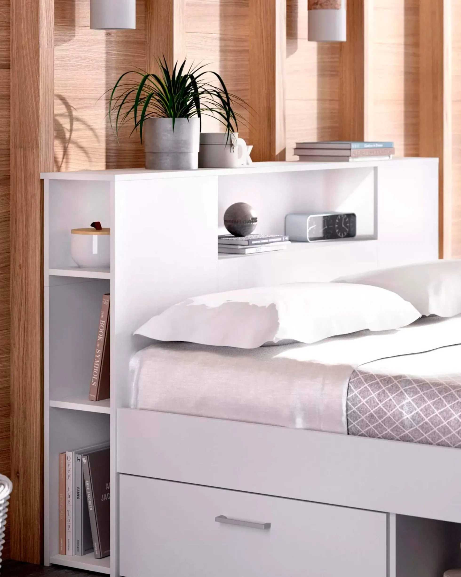 Pack cama de casal COLOMBO + colchão SPRING ROLLER