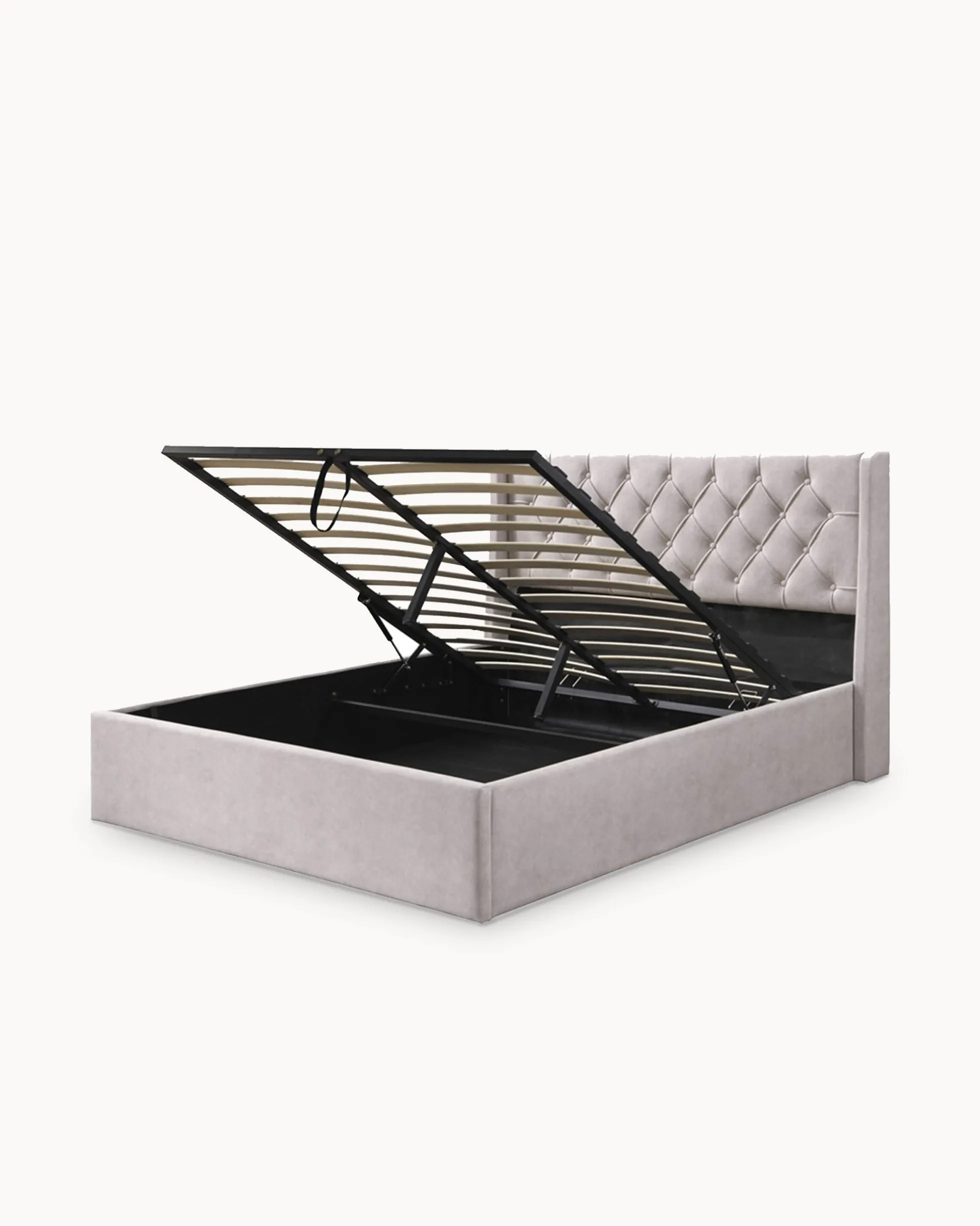 Pack cama de casal elevatória CHATELET + Colchão HOMYSLEEP PALACIO COOLER