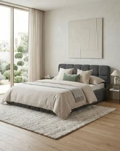 Pack cama de casal elevatória MANCHESTER + Colchão HOMYSLEEP PALACIO COOLER