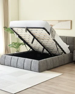 Pack cama de casal elevatória NEWCASTLE + Colchão HOMYSLEEP PALACIO COOLER