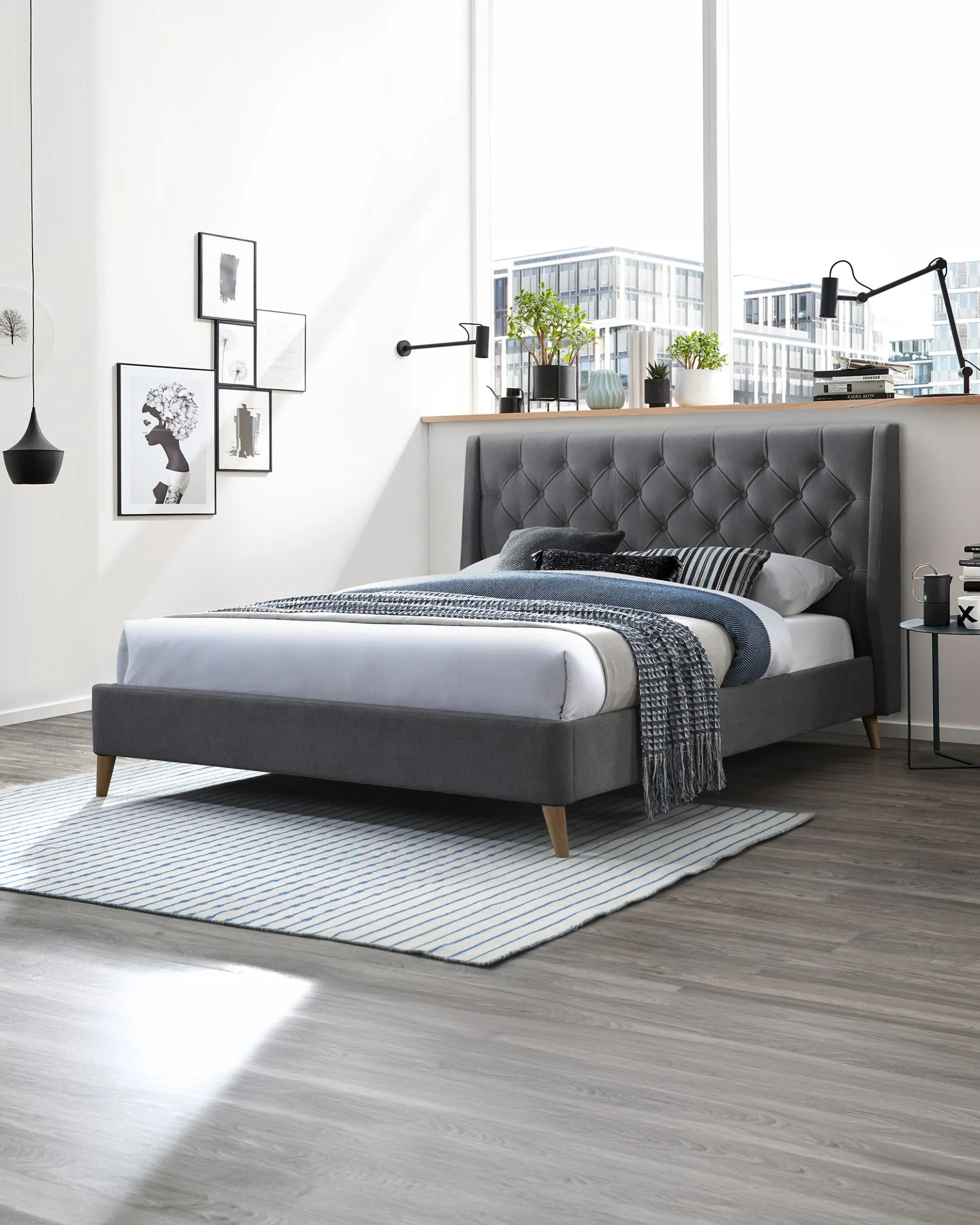 Pack cama de casal ILO + Colchão HOMYSLEEP PALACIO COOLER