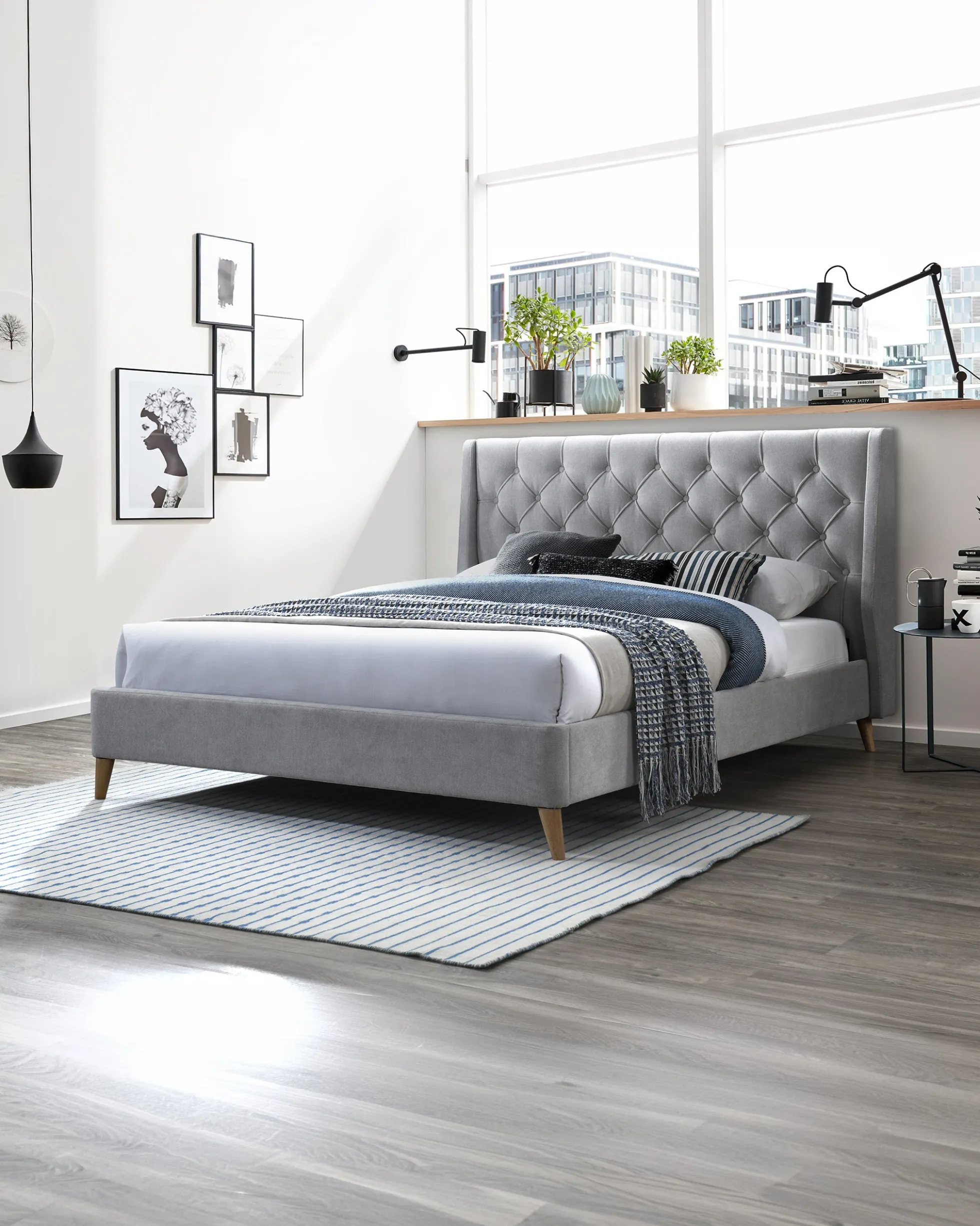 Pack cama de casal ILO + Colchão HOMYSLEEP PALACIO COOLER