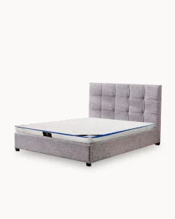 Pack cama de casal LONDON + colchão SPRING ROLLER