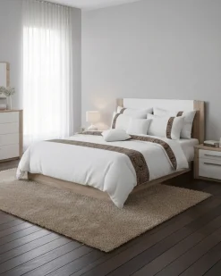 Pack cama de casal PARIS + colchão ZURIQUE