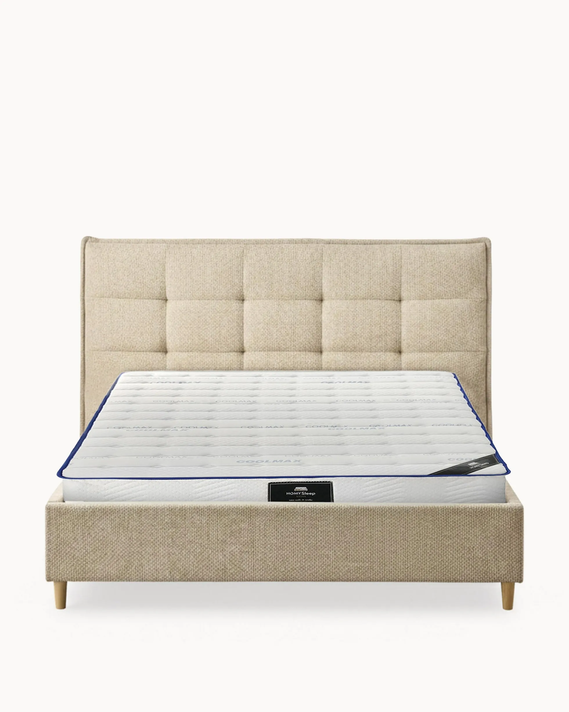 Pack cama de casal PEACH + Colchão HOMYSLEEP SPRING ROLLER