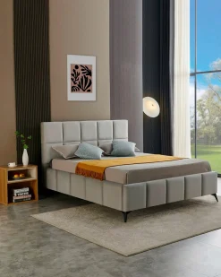 Pack cama de casal VANESSA + Colchão HOMYSLEEP PALACIO COOLER