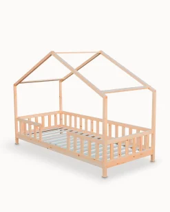 Pack Cama Indiv HEIDI Natural + Colchão KID ROLLER 90x200cm
