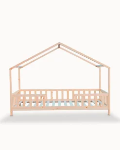 Pack Cama Indiv HEIDI Natural + Colchão KID ROLLER 90x200cm