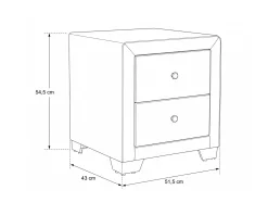 Pack 2 mesas de cabeceira MARIA