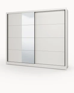Roupeiro ALBI (245cm) com espelho