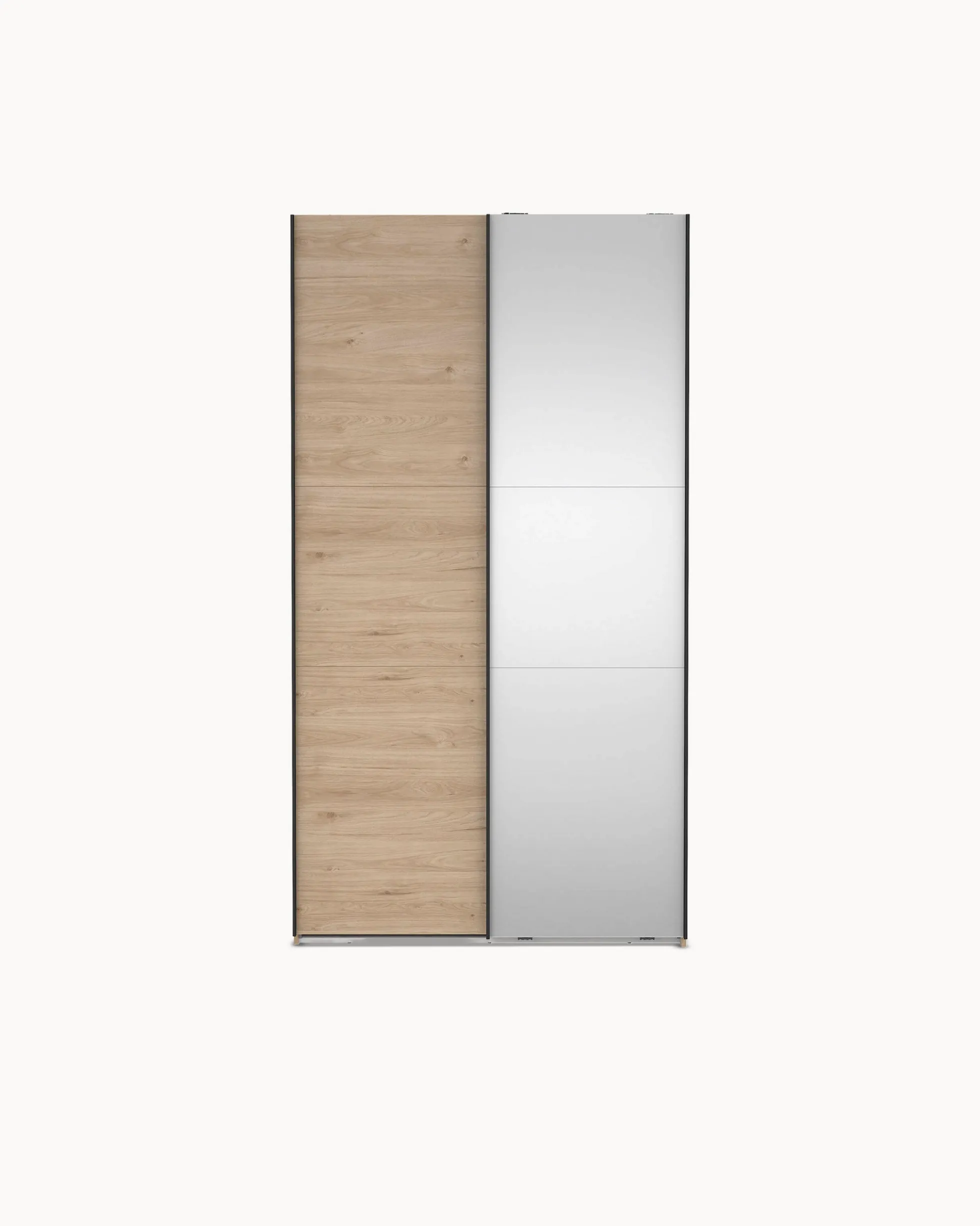 Roupeiro COMO com 2 portas, espelho e cómoda integrada
