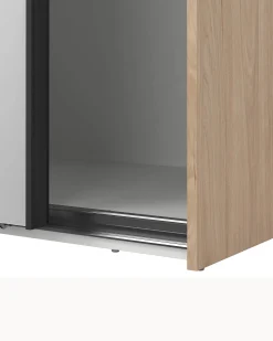 Roupeiro COMO com 2 portas, espelho e cómoda integrada