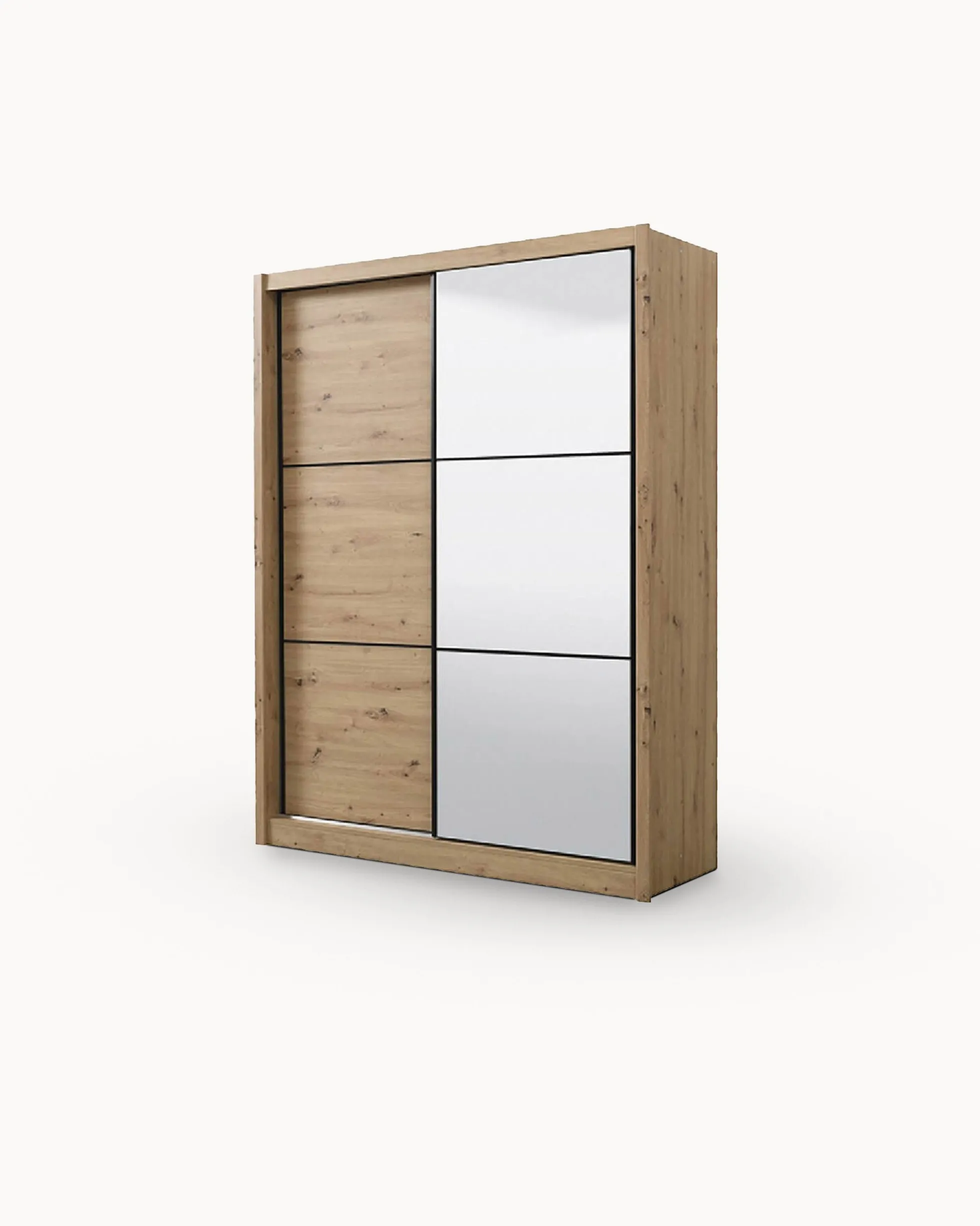 Roupeiro NAVARA (165cm) com espelho