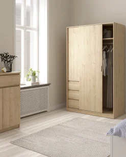 Roupeiro NEW MATRIX II com 2 portas e 3 gavetas