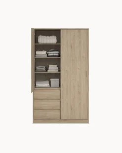 Roupeiro NEW MATRIX II com 2 portas e 3 gavetas