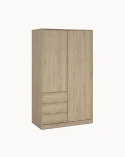 Roupeiro NEW MATRIX II com 2 portas e 3 gavetas