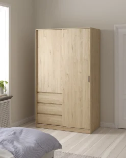 Roupeiro NEW MATRIX II com 2 portas e 3 gavetas