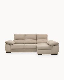 Sofá chaise Longue ANDOR com cama,baús e puffs