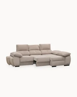 Sofá chaise Longue ANDOR com cama,baús e puffs