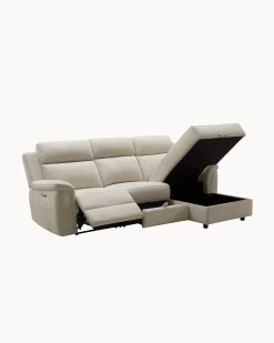 Sofá chaise longue CHRISTINA relax elétrico