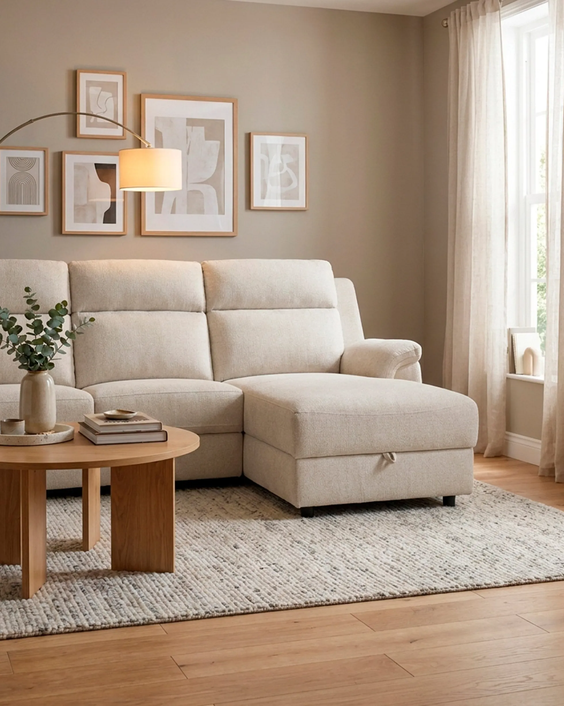 Sofá chaise longue CHRISTINA relax elétrico