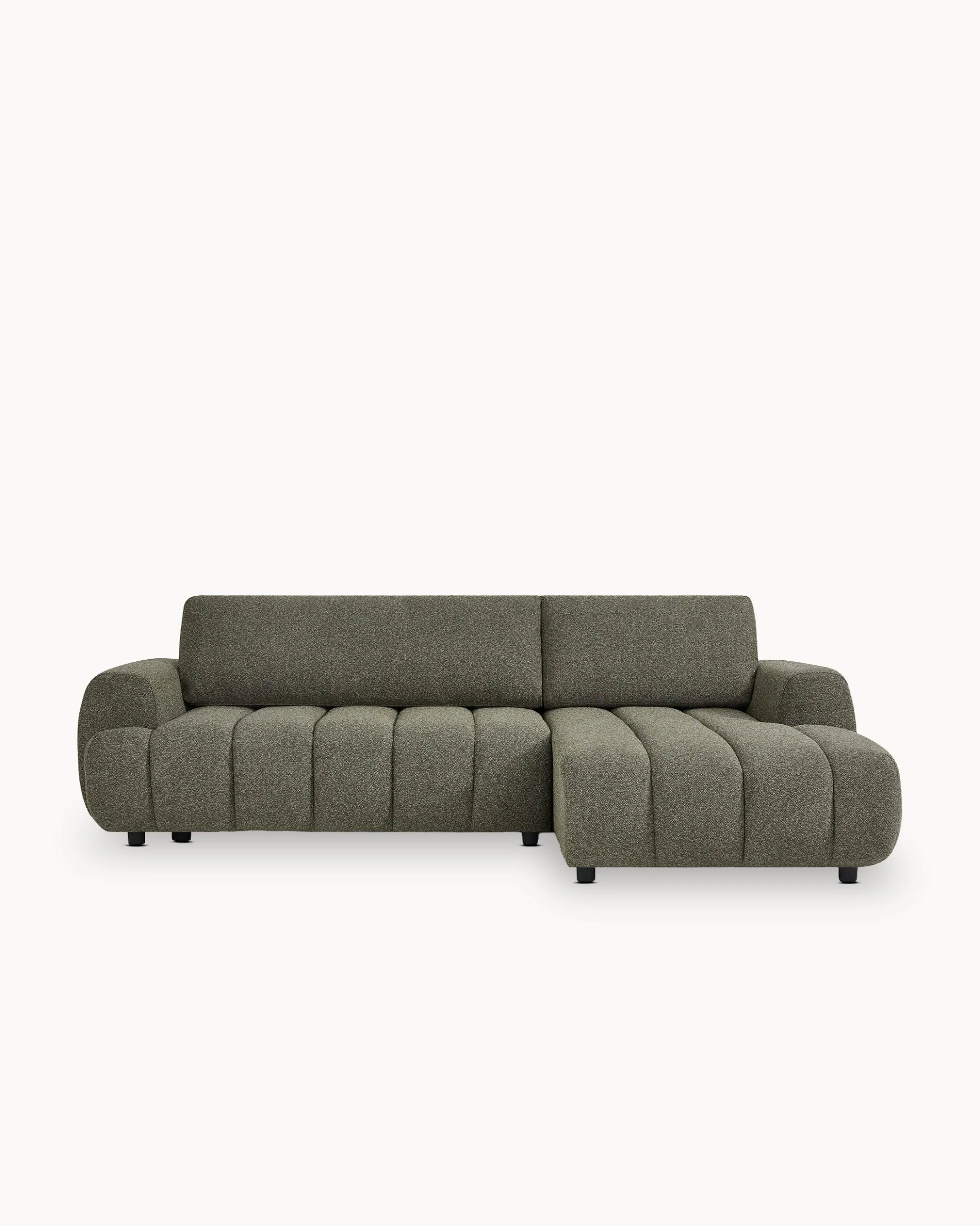 Sofá chaise longue IMPRESSION com cama e baú