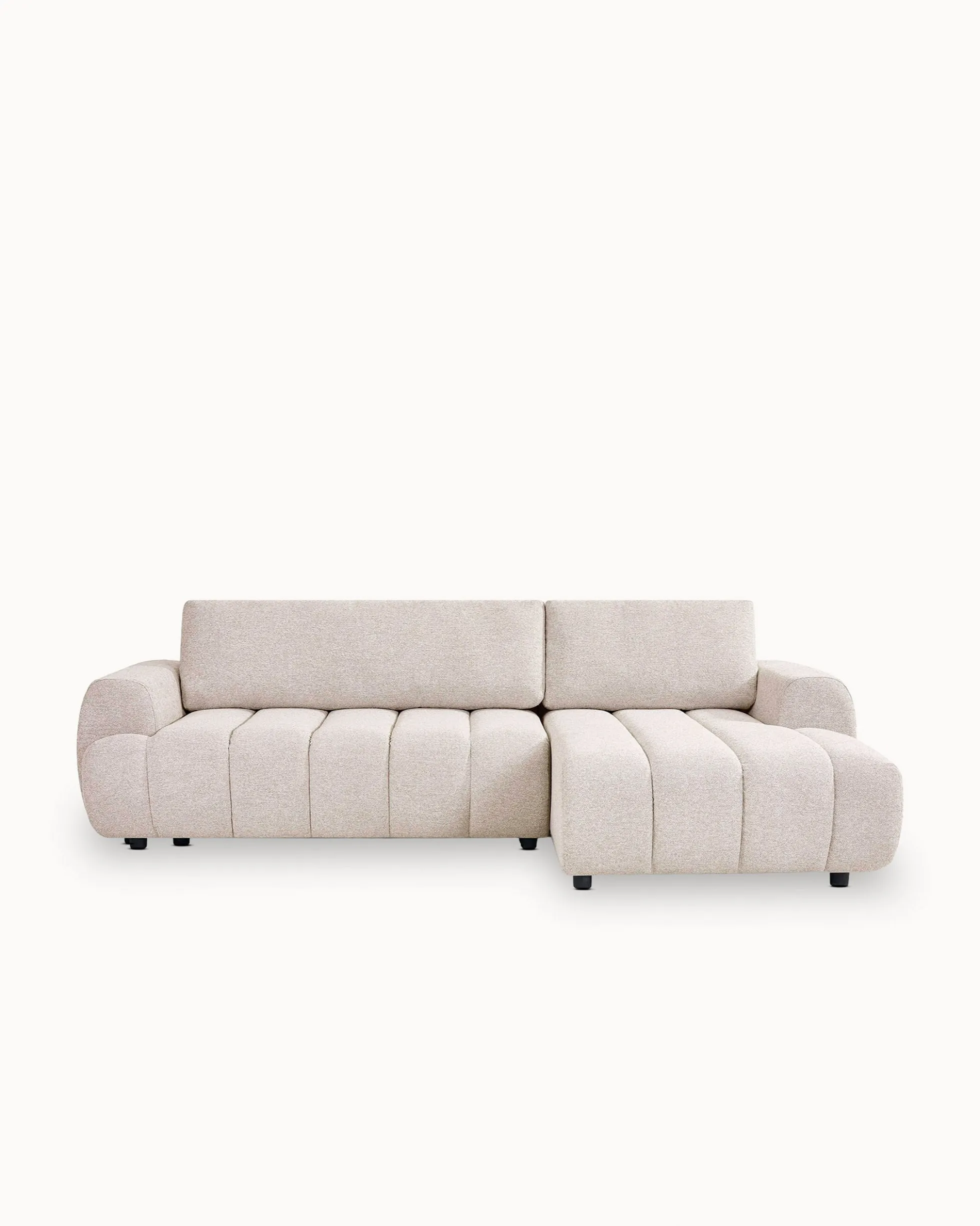 Sofá chaise longue IMPRESSION com cama e baú