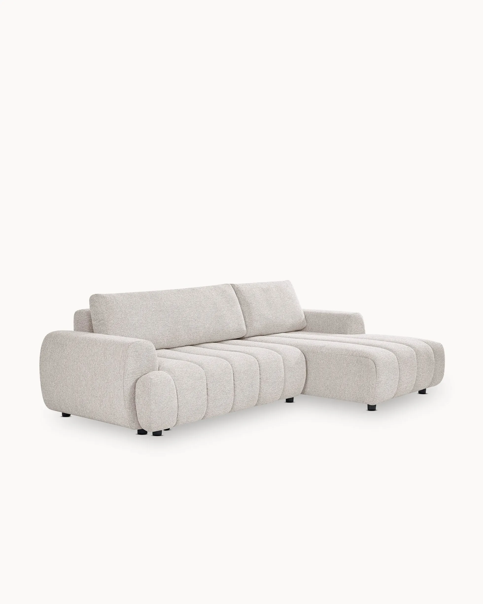 Sofá chaise longue IMPRESSION com cama e baú