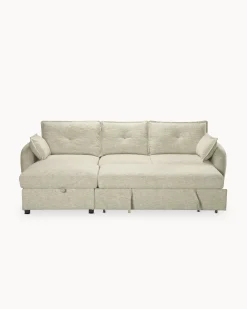 Sofá chaise longue ISADORA com cama e baú