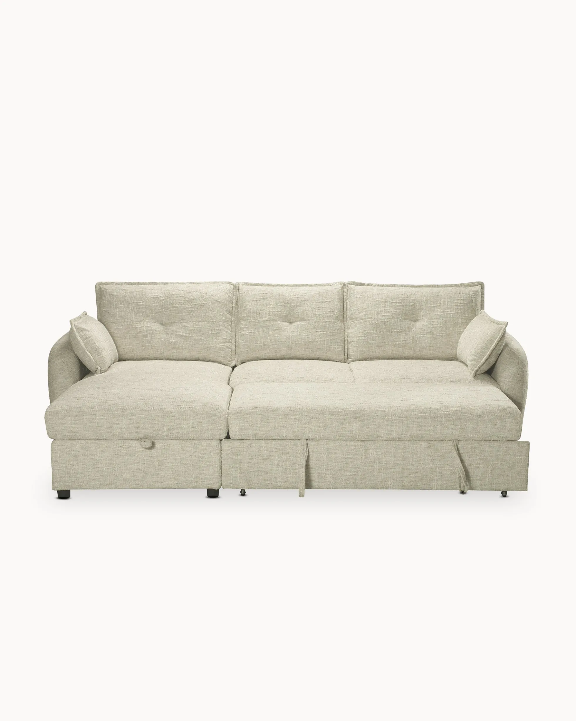 Sofá chaise longue ISADORA com cama e baú
