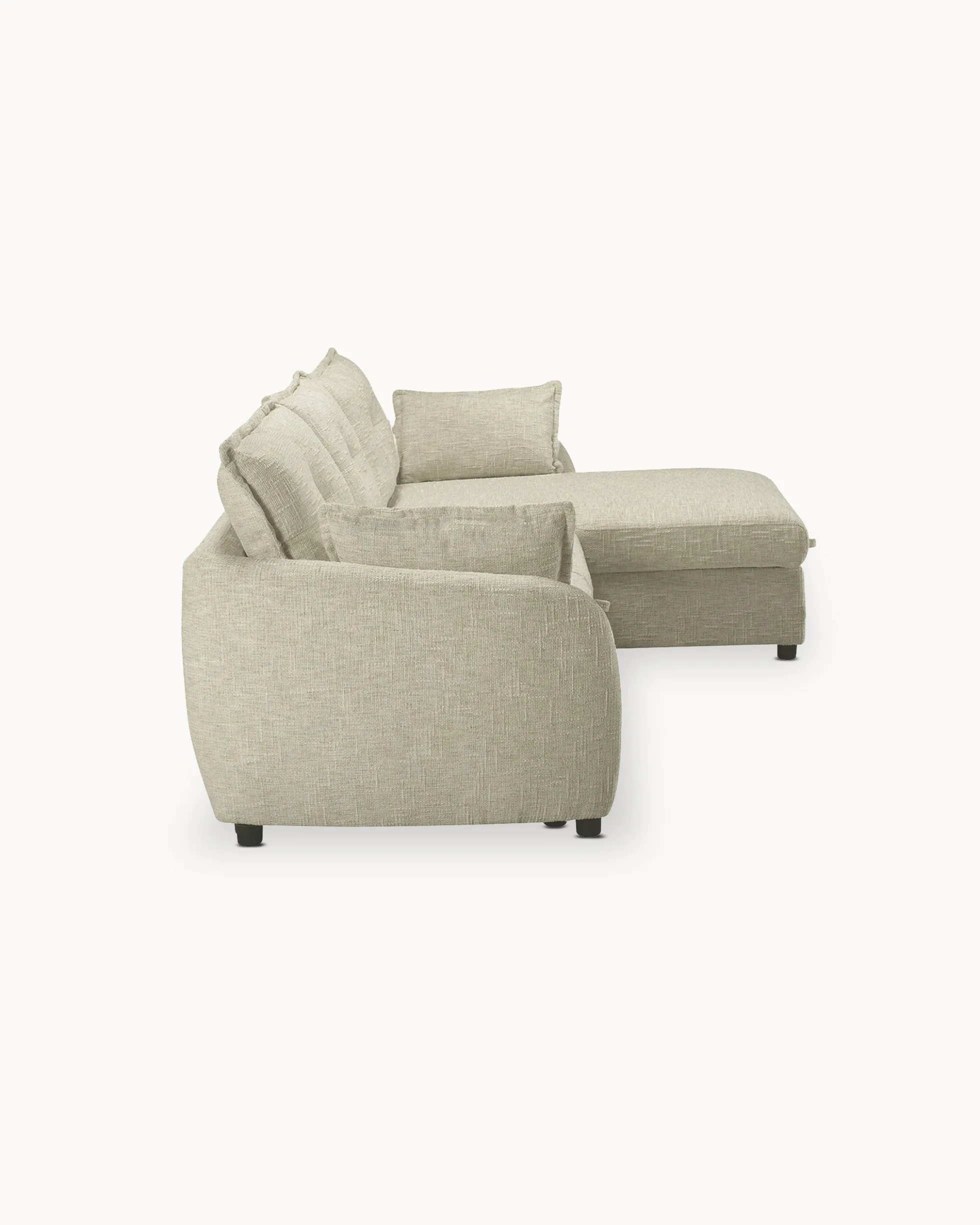 Sofá chaise longue ISADORA com cama e baú