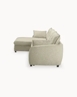 Sofá chaise longue ISADORA com cama e baú
