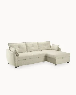 Sofá chaise longue ISADORA com cama e baú