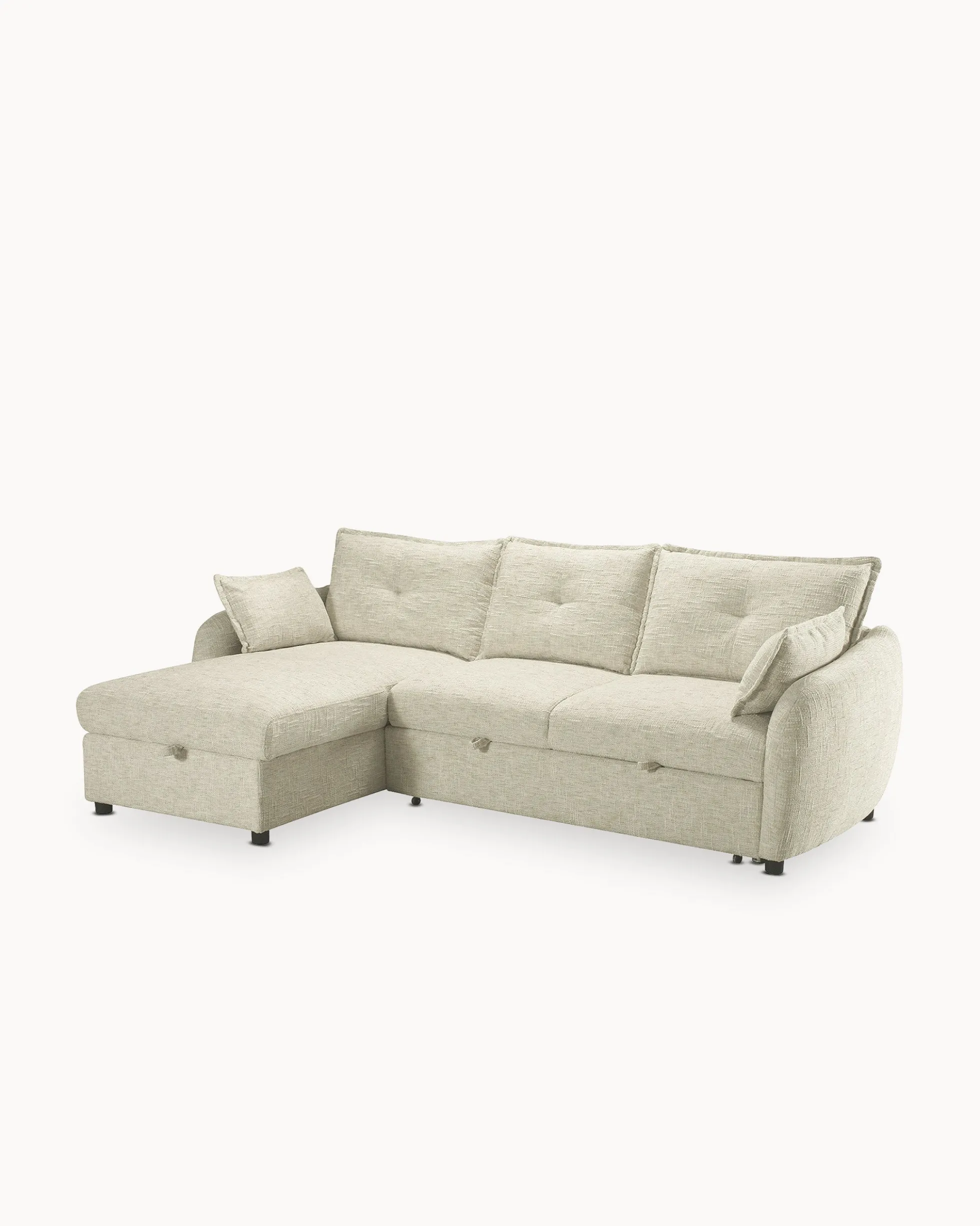Sofá chaise longue ISADORA com cama e baú