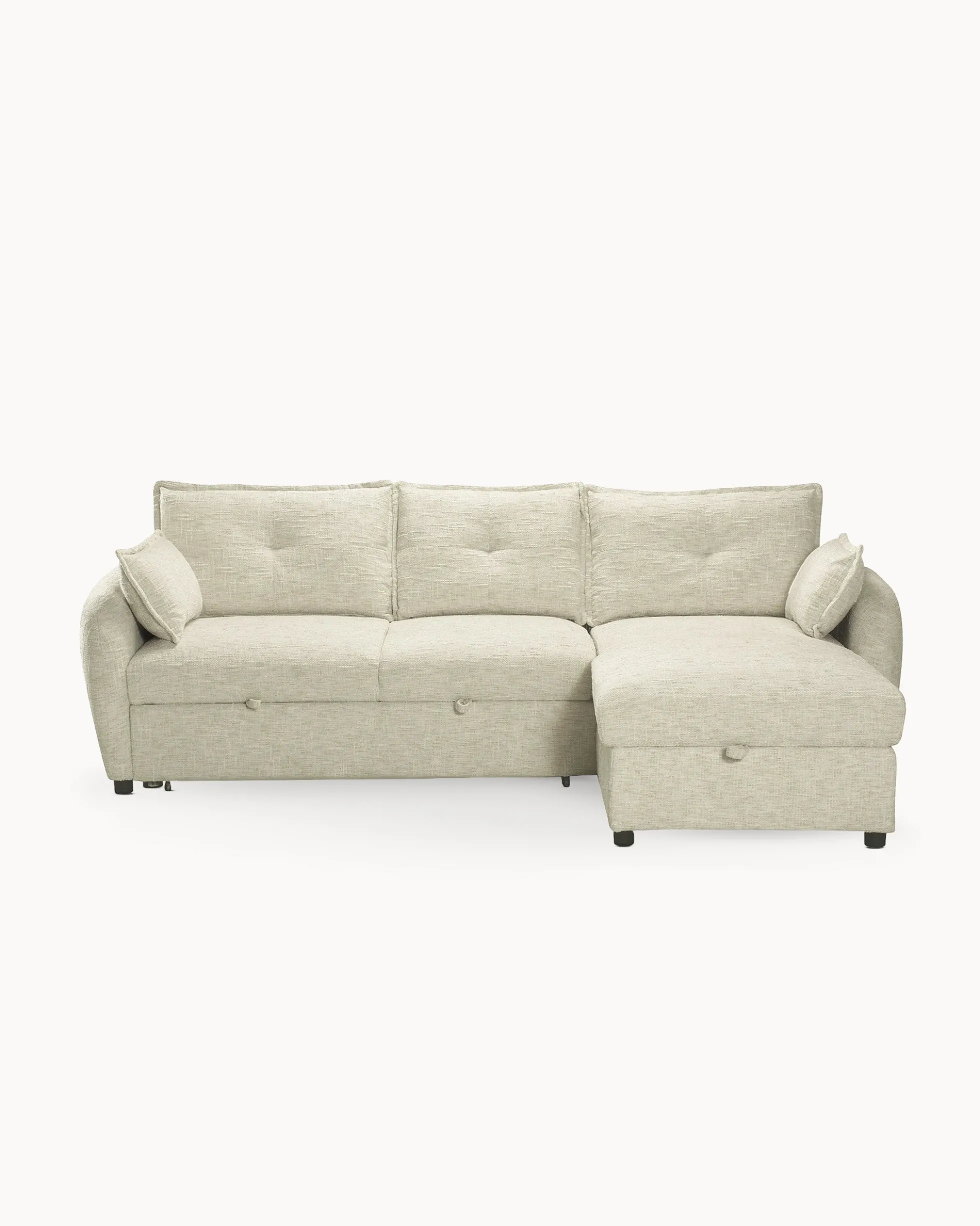 Sofá chaise longue ISADORA com cama e baú